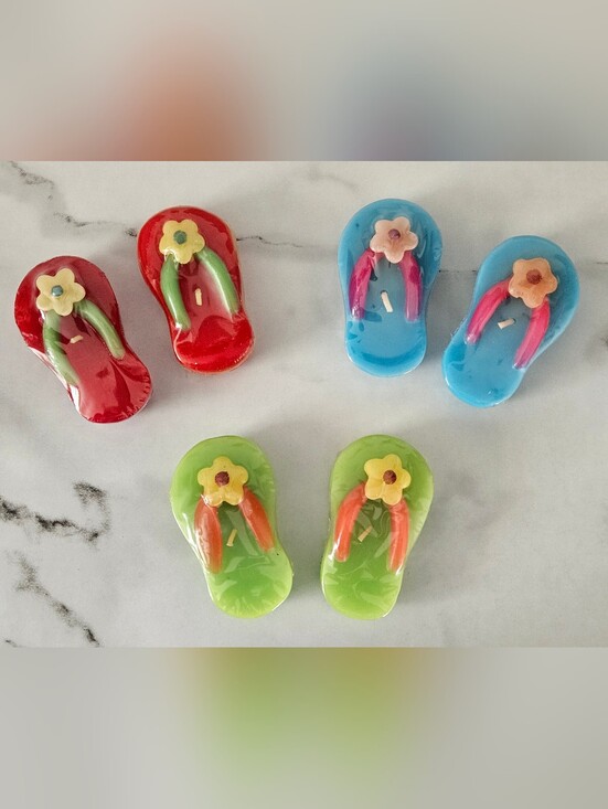 Tag Other - TAG Vintage 2002 Flip Flop Sandal Floating Candles (6 Pieces)